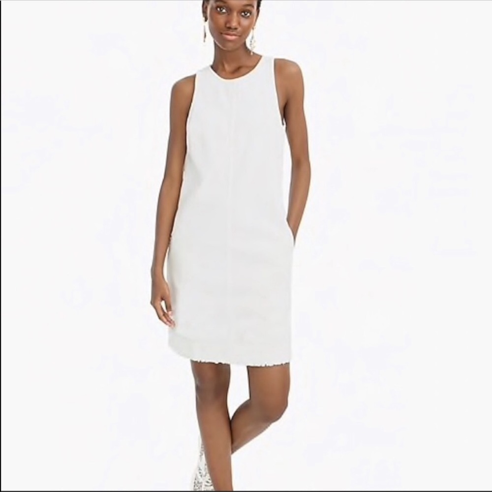 EUC. J Crew Denim Shift Dress.